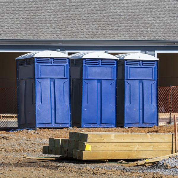 are there any restrictions on where i can place the porta potties during my rental period in Gotebo